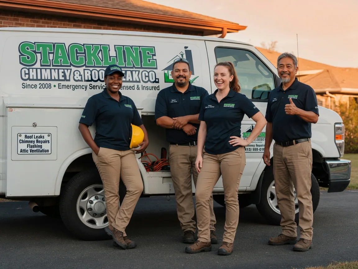Chimney flashing repair company in White, GA